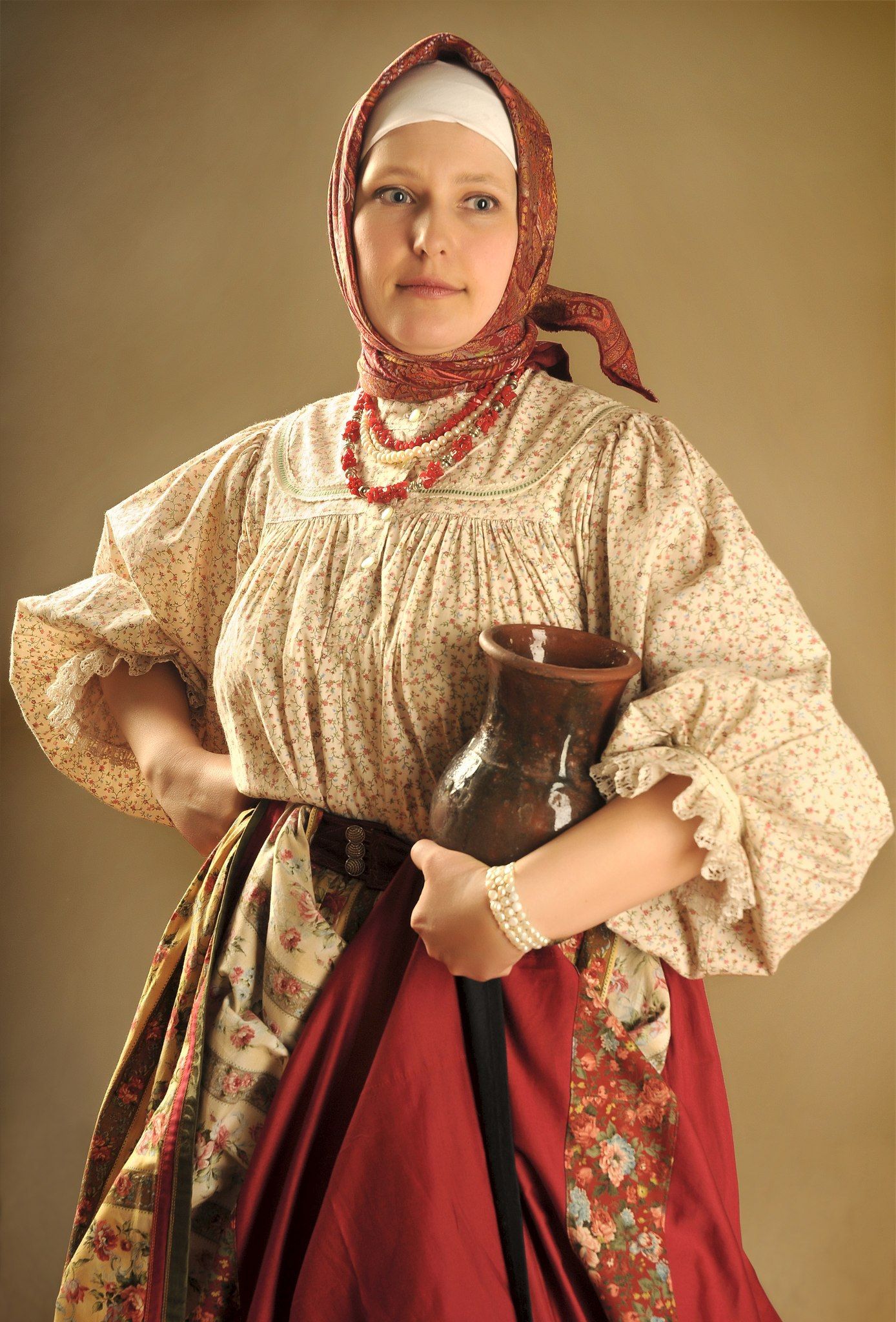 Girls in Slavic costumes in Changzhou